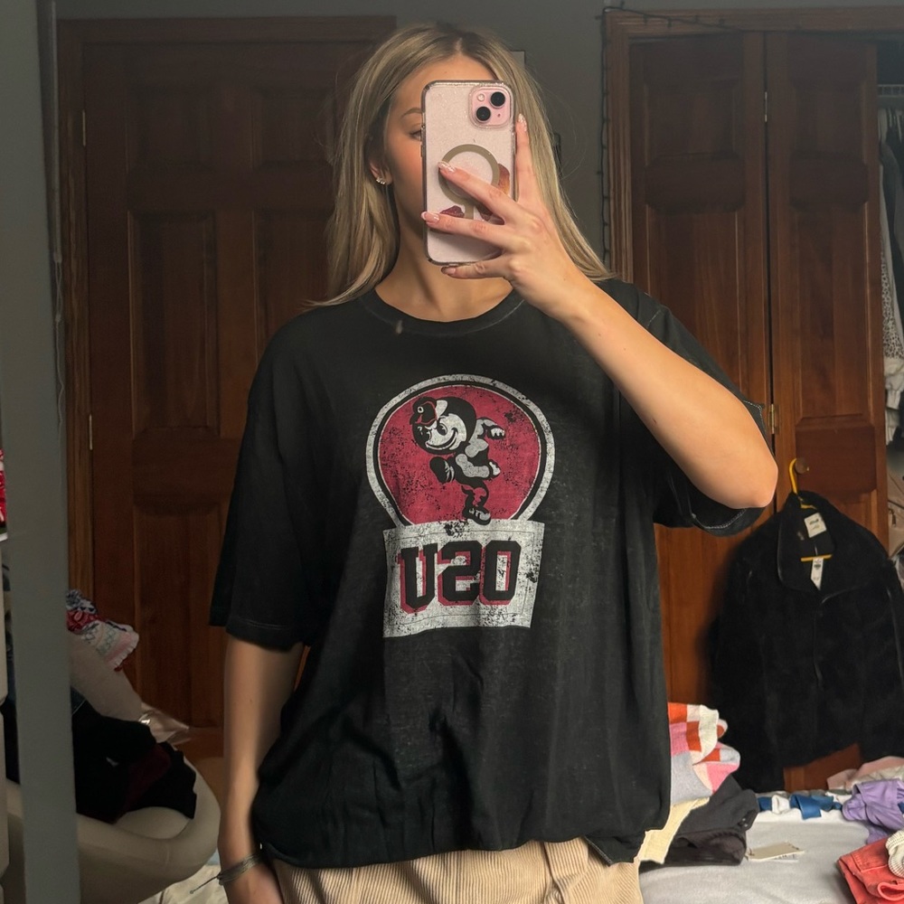 Black Ohio State Graphic T-Shirt